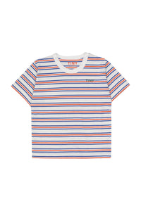 Tinycottons / KID / Stripes Multicolor Tee / Offwhite