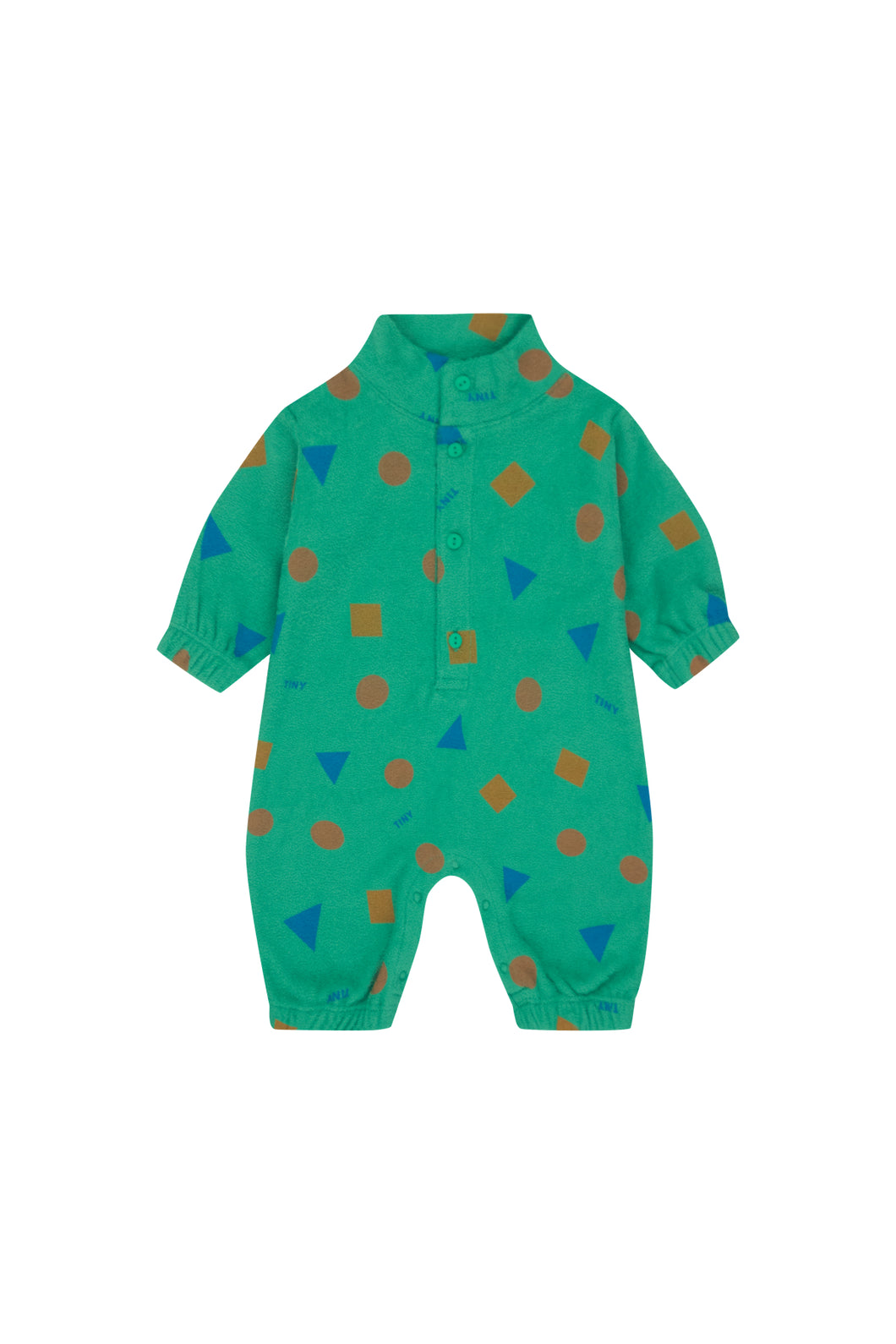 Tinycottons / BABY / Geometric One-piece / Deep Green