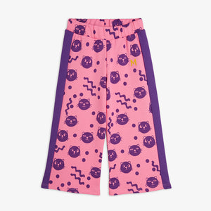 Mini Rodini / PRE SS25 / Sweatpants / Squiggly Cat AOP / Pink