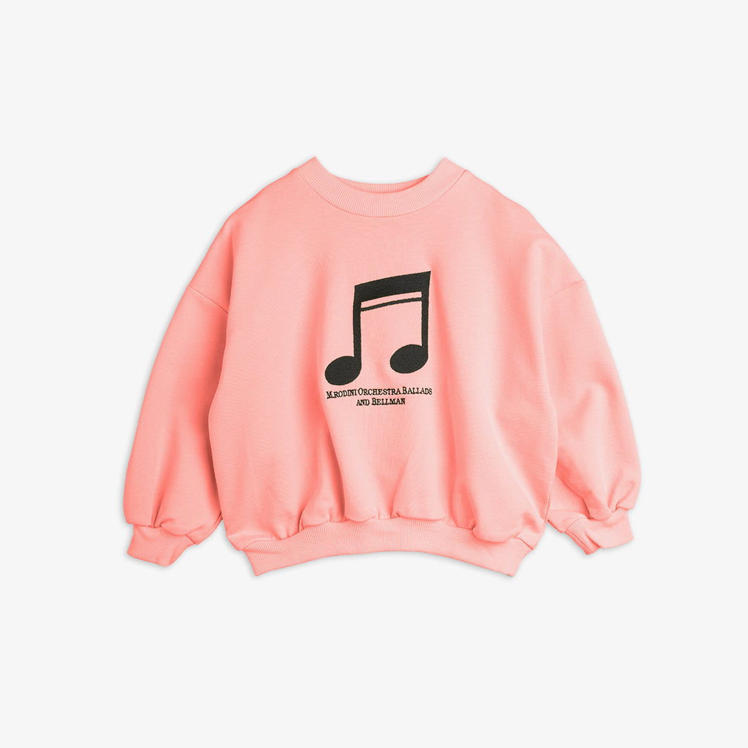 Mini Rodini / Hoodie / Note Emb / Pink