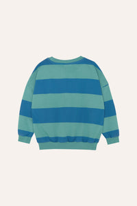 The Campamento / KID / Oversized Sweatshirt / Blue Stripes