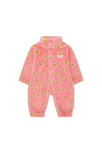 Tinycottons / BABY / Daisies Polar One-piece / Pink