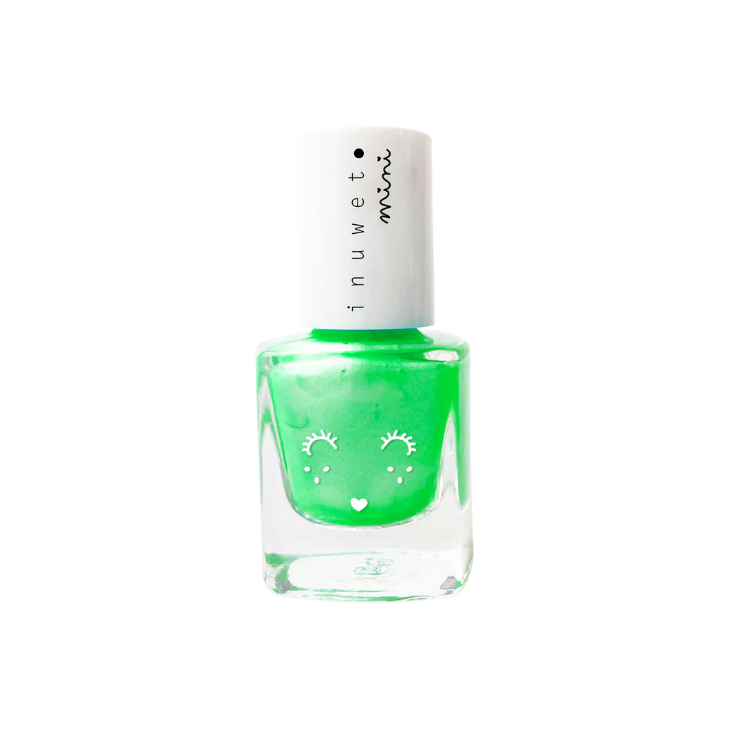 Inuwet / Kids Make-Up / Nail Polish / Neon Green / Watermelon Scent