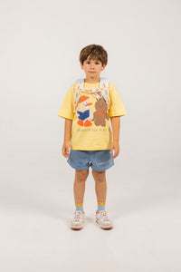 Tinycottons / KID / Readers Graphic Tee / Mellow Yellow