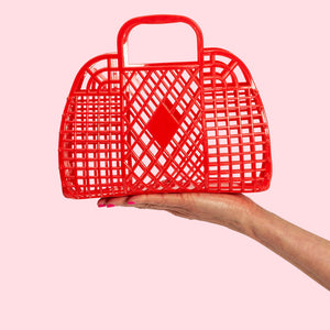 Sunjellies / Small Retro Basket / Red