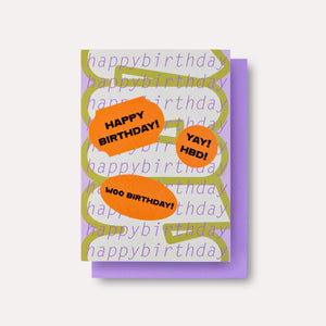 The Completist / Graphic Card / Wenskaart / Hinoki / Birthday