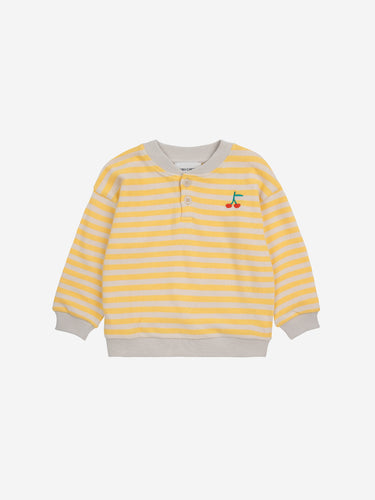 Bobo Choses / BABY / Buttoned Sweatshirt / Stripes