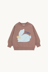 Tinycottons / KID / Rabbit Sweatshirt / Purple Grey