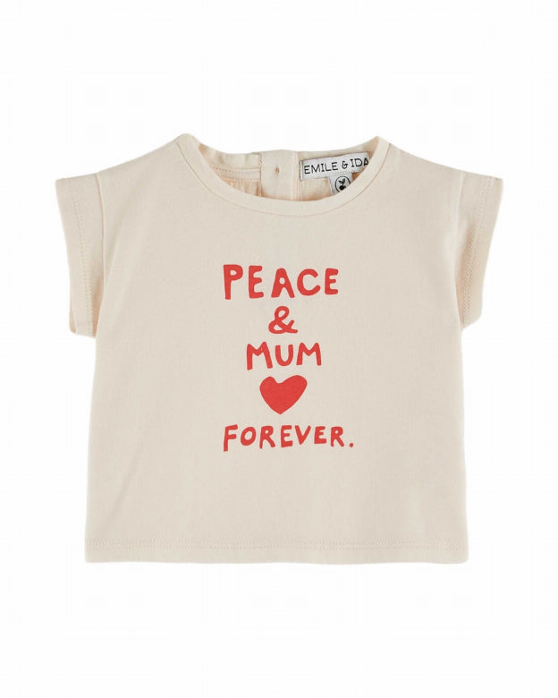 Emile et Ida / BABY / T-Shirt / Creme