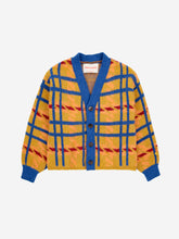 Load image into Gallery viewer, Bobo Choses / KID / Jacquard Crop Cardigan / Madras Check