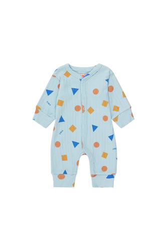 Tinycottons / BABY / Geometric One-piece / Warm Blue