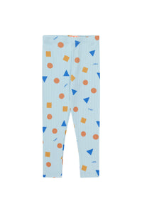 Tinycottons / KID / Geometric Pant / Warm Blue