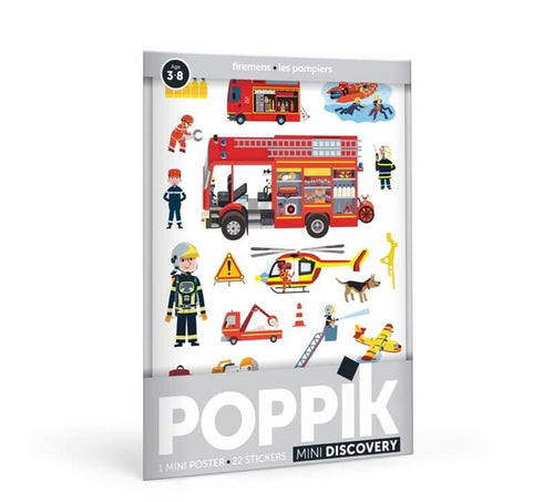 Poppik / Sticker Poster / Firefighters