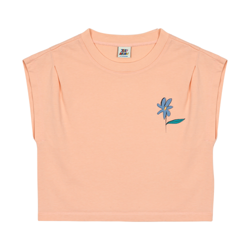 Jellymallow / T-Shirt / Single Flower / Pink