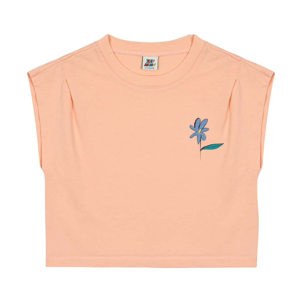 Jellymallow / T-Shirt / Single Flower / Pink