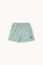 Load image into Gallery viewer, Tinycottons / KID / Stripes Shorts / Vanilla Warm Blue