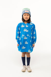 Tinycottons / KID / Rabbits Dress / Blue