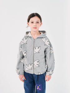 Bobo Choses / KID / Zipped Hoodie / Freedom Bird AO