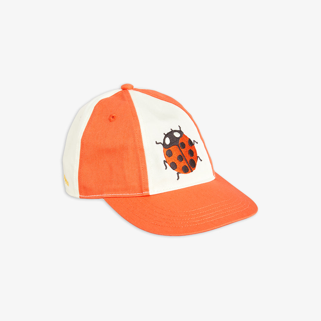 Mini Rodini / Soft Cap / Ladybugs Emb / Red