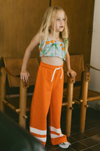 Load image into Gallery viewer, Tinycottons / KID / Stripes Logo Pant / Summer Red