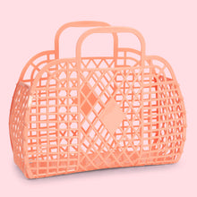 Load image into Gallery viewer, Sunjellies / Large Retro Basket / Peach