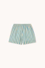 Load image into Gallery viewer, Tinycottons / KID / Stripes Shorts / Vanilla Warm Blue