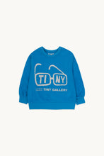 Load image into Gallery viewer, Tinycottons / KID / Tiny Glasses Sweatshirt / Blue