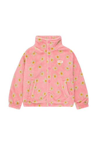 Tinycottons / KID / Daisies Polar Jacket / Pink