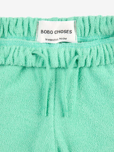 Bobo Choses / BABY / Terry Cloth Jogging Pants / Green Color Block