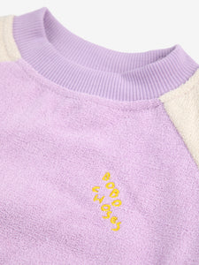 Bobo Choses / BABY / Terry Cloth Sweatshirt / Lila Color Block