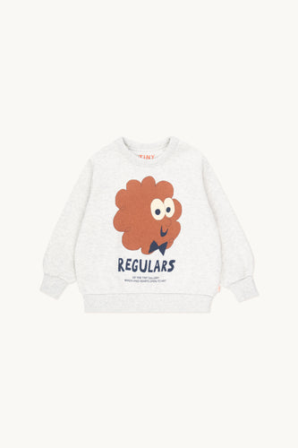 Tinycottons / KID / Regulars Sweatshirt / Light Grey Heather