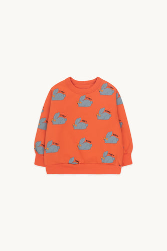 Tinycottons / KID / Rabbits Sweatshirt / Summer Red