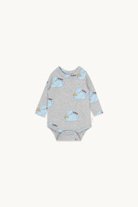 Tinycottons / BABY / Rabbits Body / Medium Grey Heather