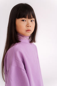 Repose AMS / Crop Heart Sweater / Violet Lilac