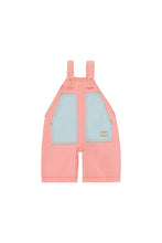 Load image into Gallery viewer, Tinycottons / BABY / Color Block Dungaree / Peach