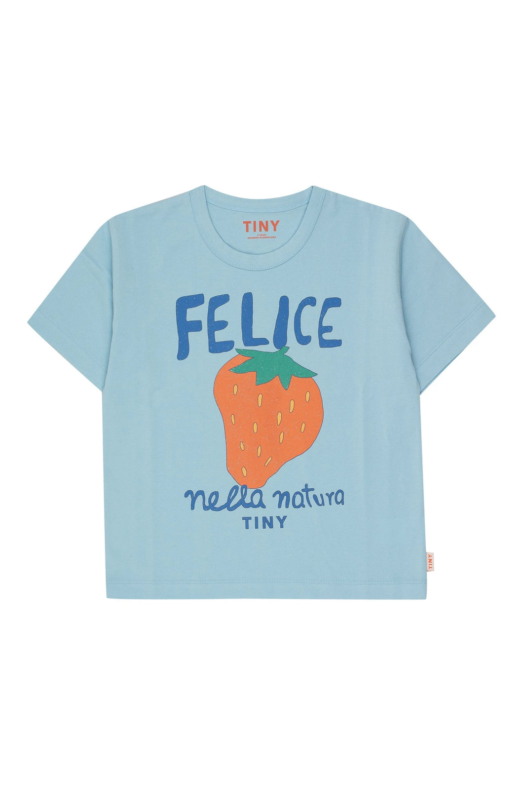 Tinycottons / KID / Nella Natura Graphic Tee / Dusty Blue