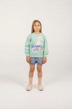 Load image into Gallery viewer, Tinycottons / KID / Stripes Multicolor Short / Light Blue Denim