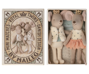 Maileg / Mouse in Box / Royal Twins