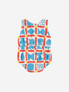 Bobo Choses / BABY / Woven Romper / Geometric Game AO