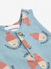 Load image into Gallery viewer, Bobo Choses / BABY / Denim Playsuit / Morning Egg AO