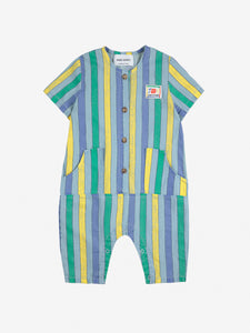 Bobo Choses / BABY / Denim Overall / Multicolor Stripes