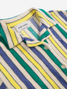 Bobo Choses / KID / Terry Cloth Shirt / Multicolor Stripes