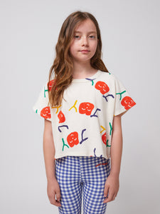 Bobo Choses / KID / Cropped T-Shirt / Smiling AO