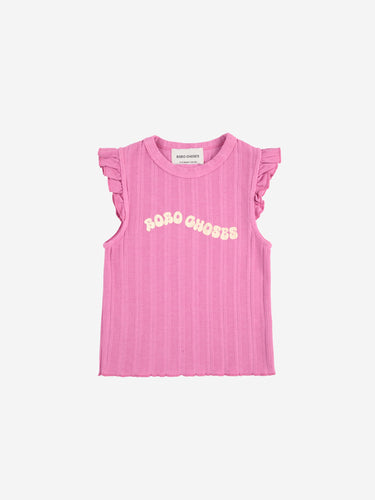 Bobo Choses / KID / Ruffled T-Shirt / Wavy