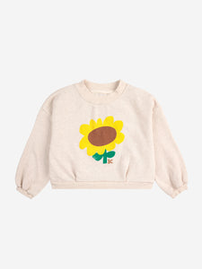 Bobo Choses / KID / Cropped Sweatshirt / Sunflower