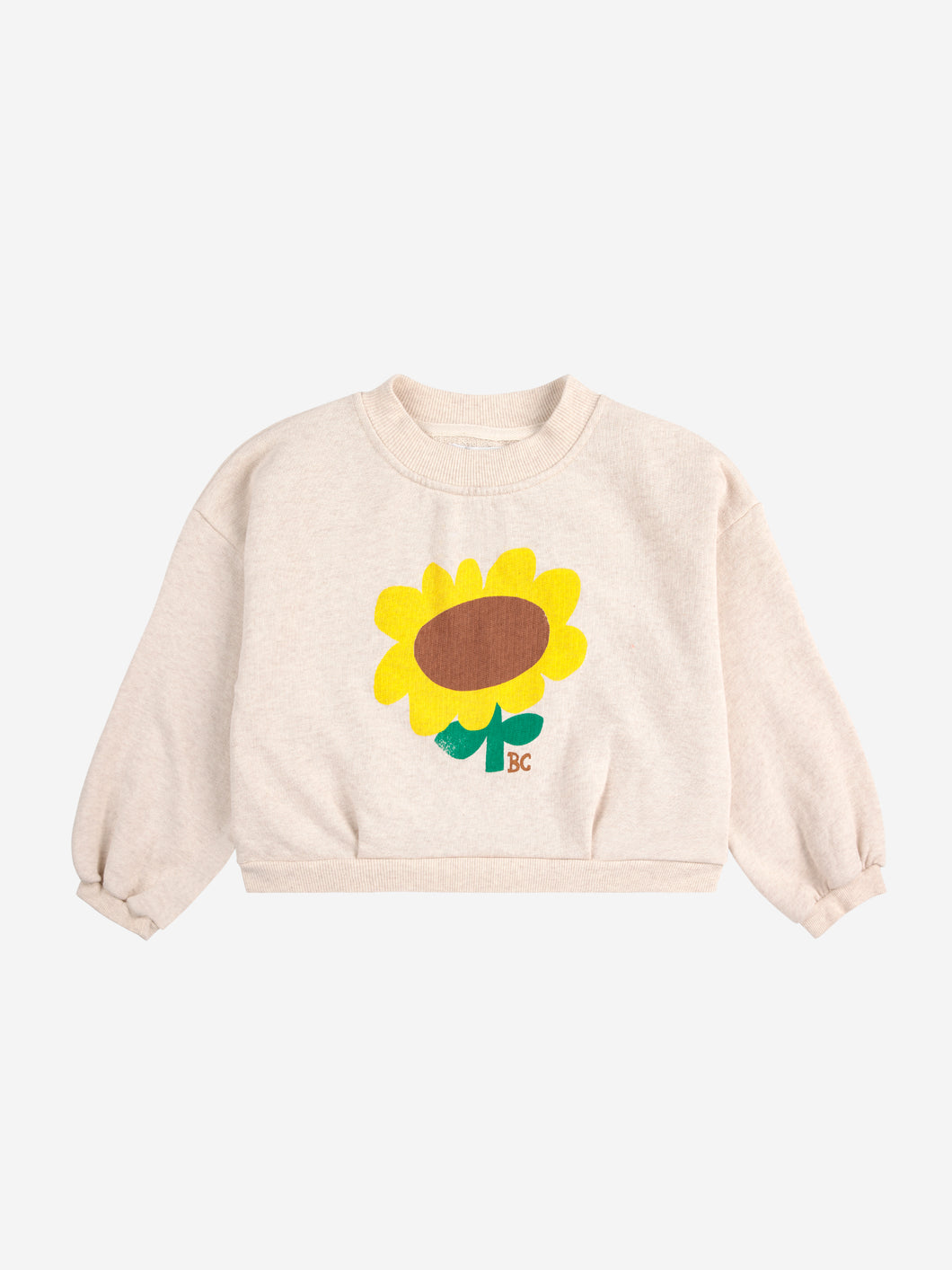 Bobo Choses / KID / Cropped Sweatshirt / Sunflower