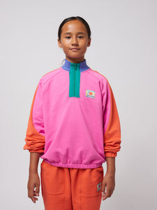 Bobo Choses / KID / Zipped Sweatshirt / Smiling Color Block