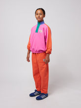 Load image into Gallery viewer, Bobo Choses / KID / Zipped Sweatshirt / Smiling Color Block