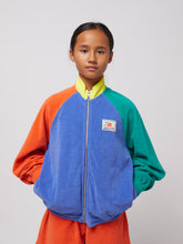 Load image into Gallery viewer, Bobo Choses / KID / Terry Cloth Zipped Sweatshirt / Smiling Color Block