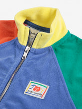 Load image into Gallery viewer, Bobo Choses / KID / Terry Cloth Zipped Sweatshirt / Smiling Color Block